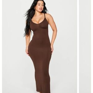 YITTY Brown Shapewear Dress